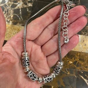 Brighton Silver Filigree Necklace